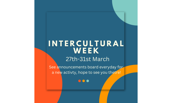 Intercultural Week (27-31st March)