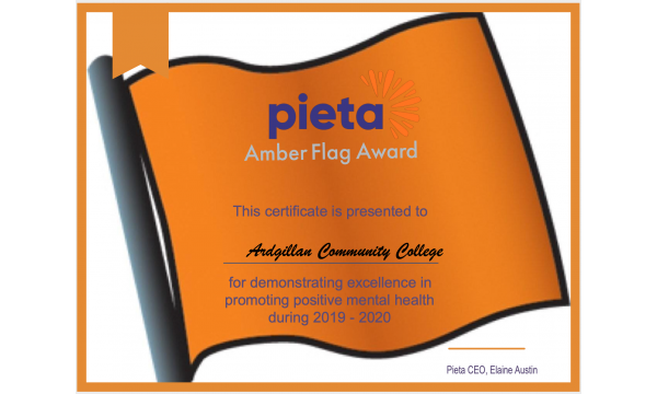 Pieta Amber Flag Achieved
