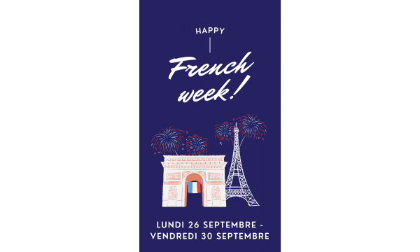 French Week (26-30th September 2022)